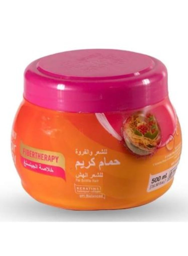 Hair Creambath with Ginseng Extract for Fragile and Weak Hair 500ml
